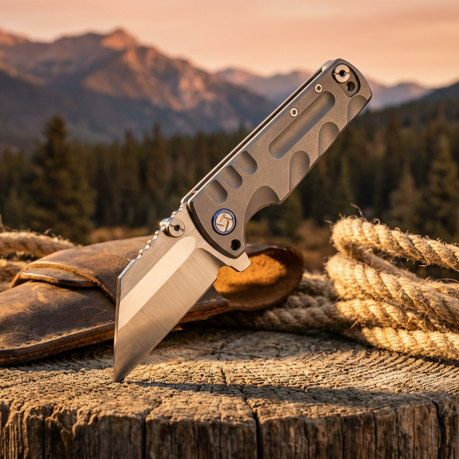 Artisan Cutlery Proponent Tool Knife D2 Steel Black PVD Blade, Black G10 Handle