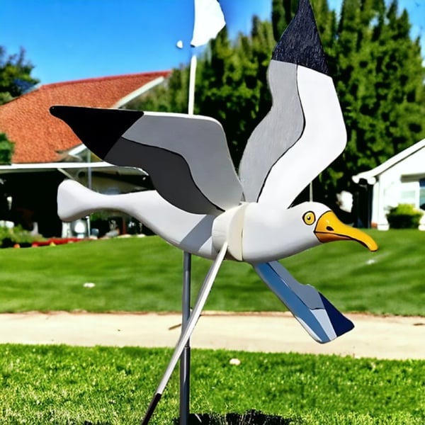 SEAGULL WINDMILL GARDEN DECORATION🐦