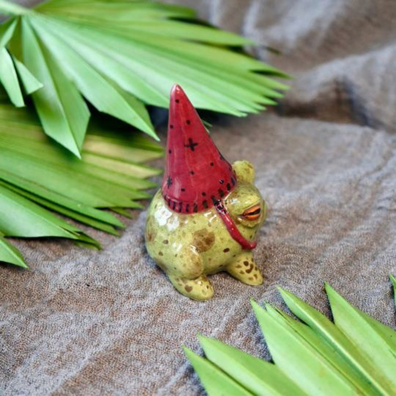 🐸Ceramic Little Wizards Frog