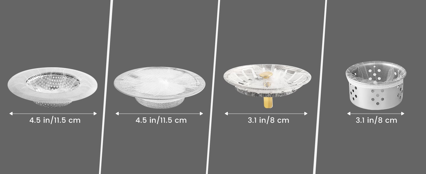 sink strainer mesh bag, disposable sink strainer, drain net, kitchen sink mesh net drain strainer