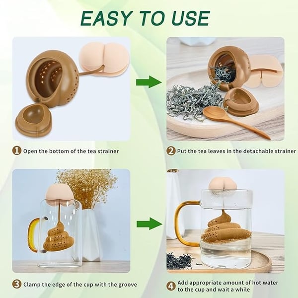 🤣Pooping Butt Tea Infuser