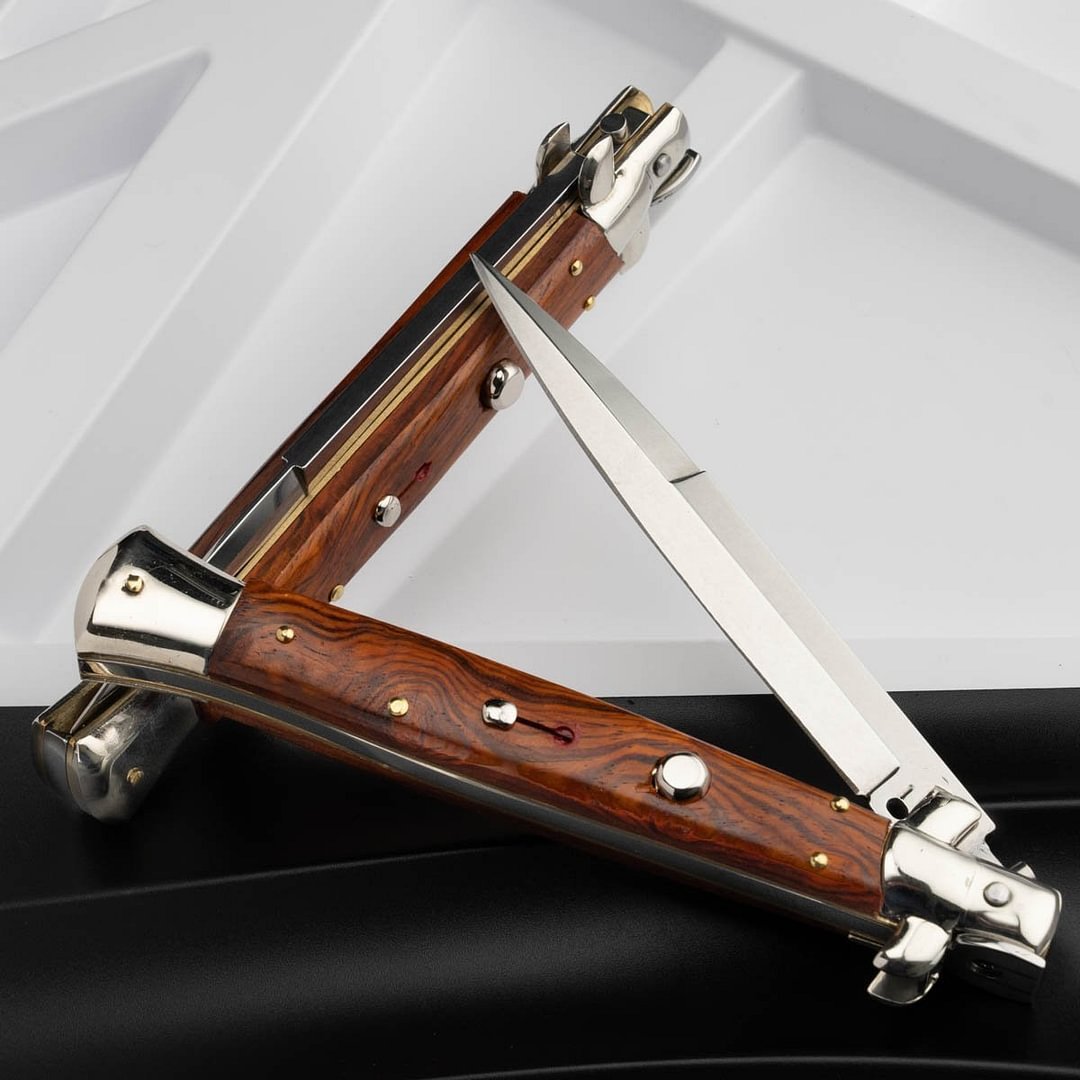 Pure Handmade Old School Italian Stiletto Pocket Knife - Buy 2 Free Shipping