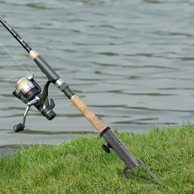 Heavy-Duty Adjustable Spiral Ground Anchor Umbrella Holder 