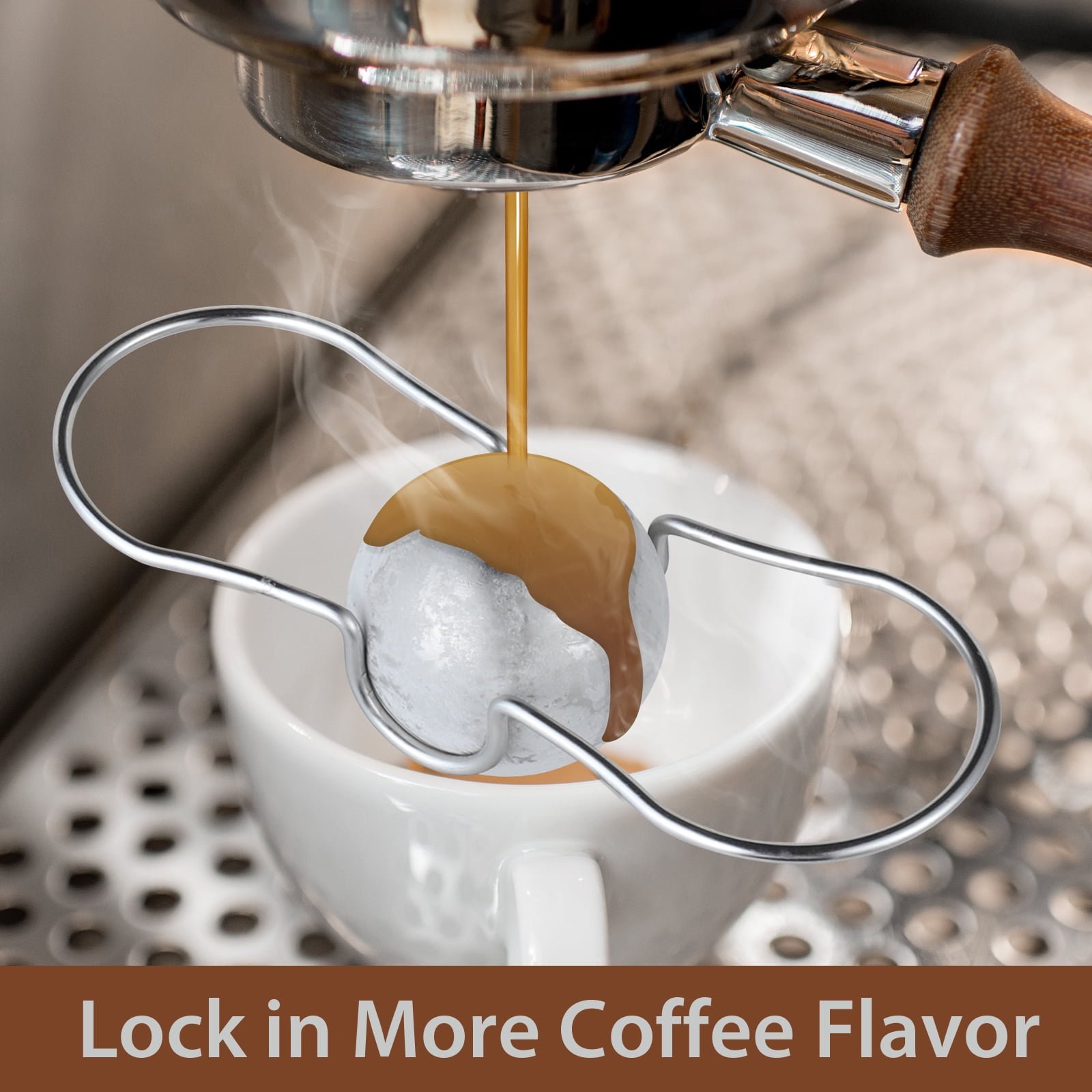 ☕Espresso Chilling Ball - Reusable Coffee Chiller for Undiluted Flavor