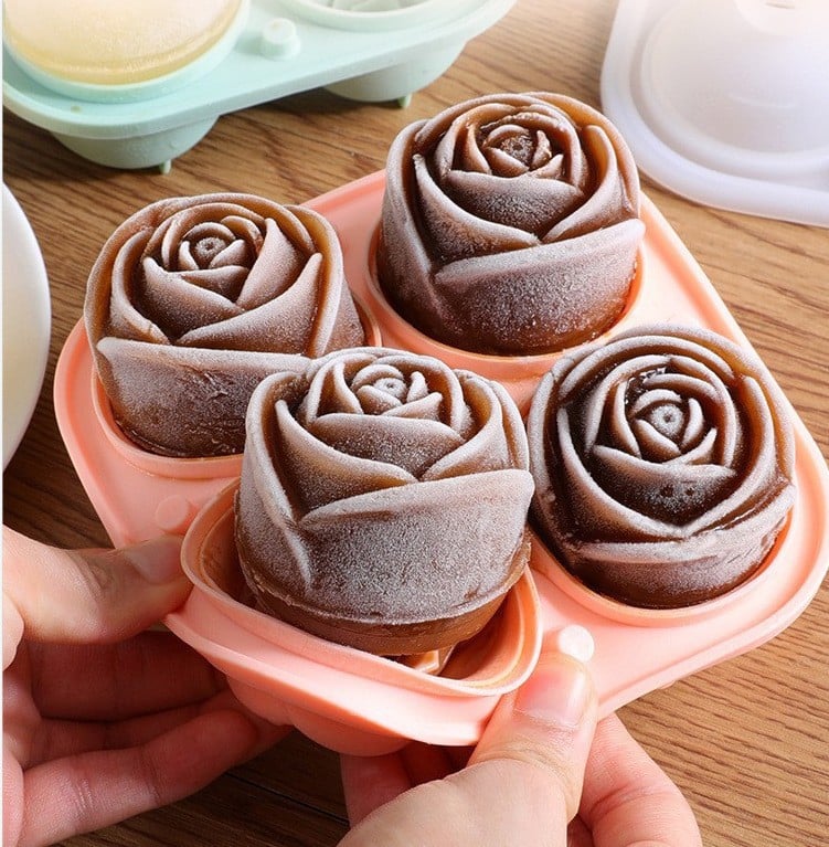 👍Buy 2 Get 1 Free🧊Rose Ice Cube Mold
