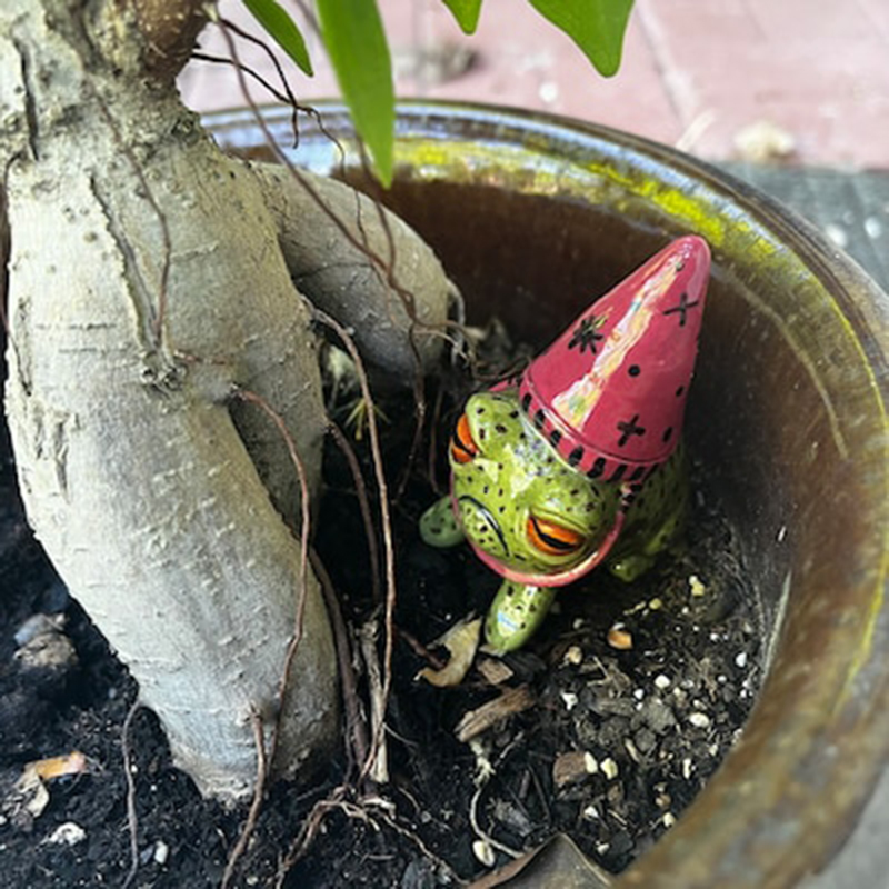 🐸Ceramic Little Wizards Frog