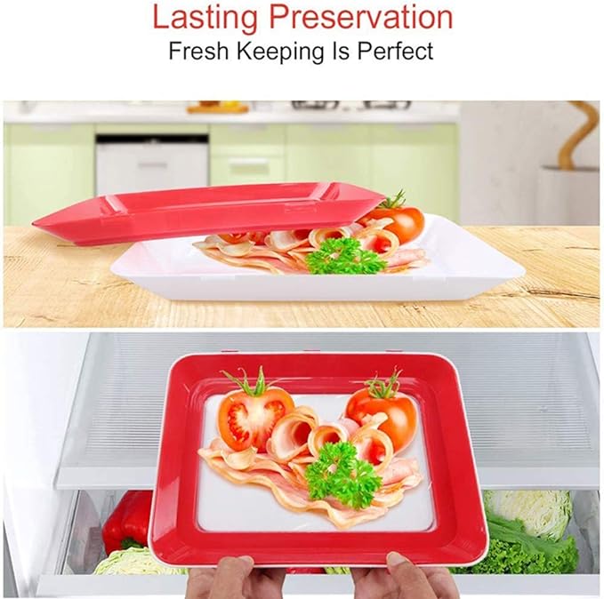 Environmentally friendly design - Reusable Food Preserving Tray🥰