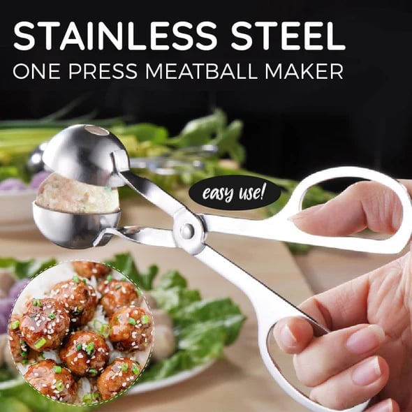 🔥  49% OFF-Stainless Steel Meatball Maker