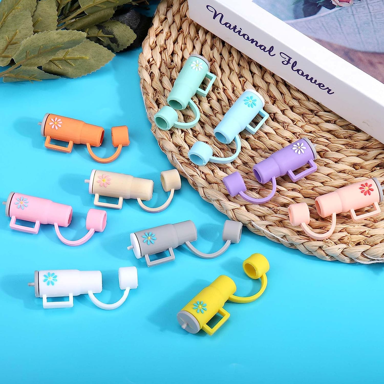 🥤2023 Silicone Straw Topper 1 Pack(2 Pcs)