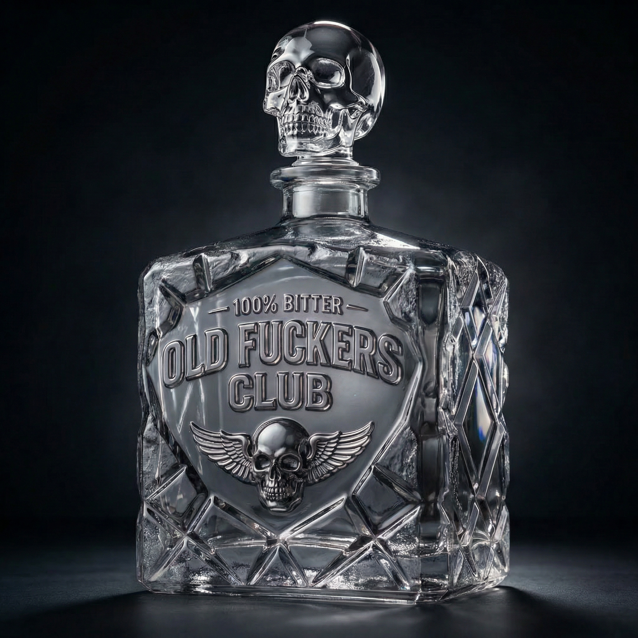 Old Fuckers Club Limited Edition Whiskey Bottle – A Toast to the Old Souls Who Never Quit