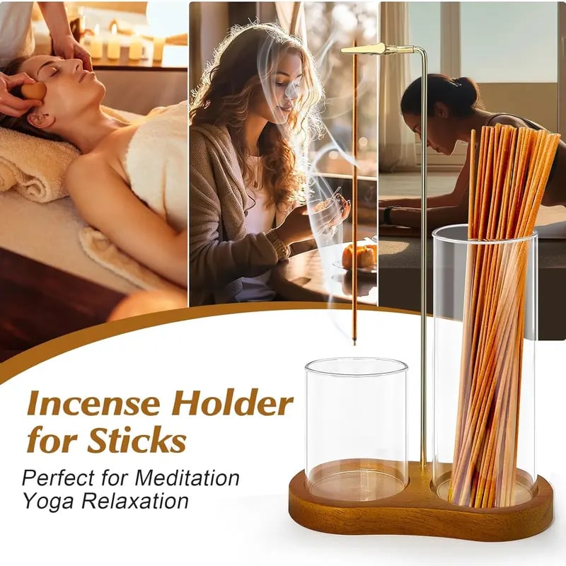 2 in 1 Incense & Candle Holder