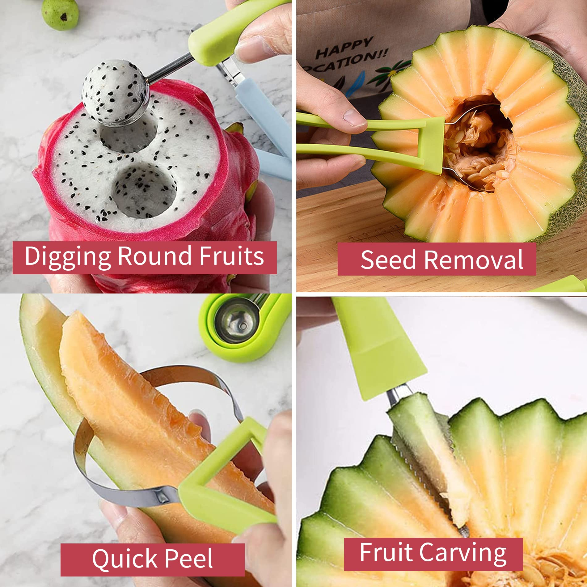 🍉4 in 1 Fruit Tool Knife