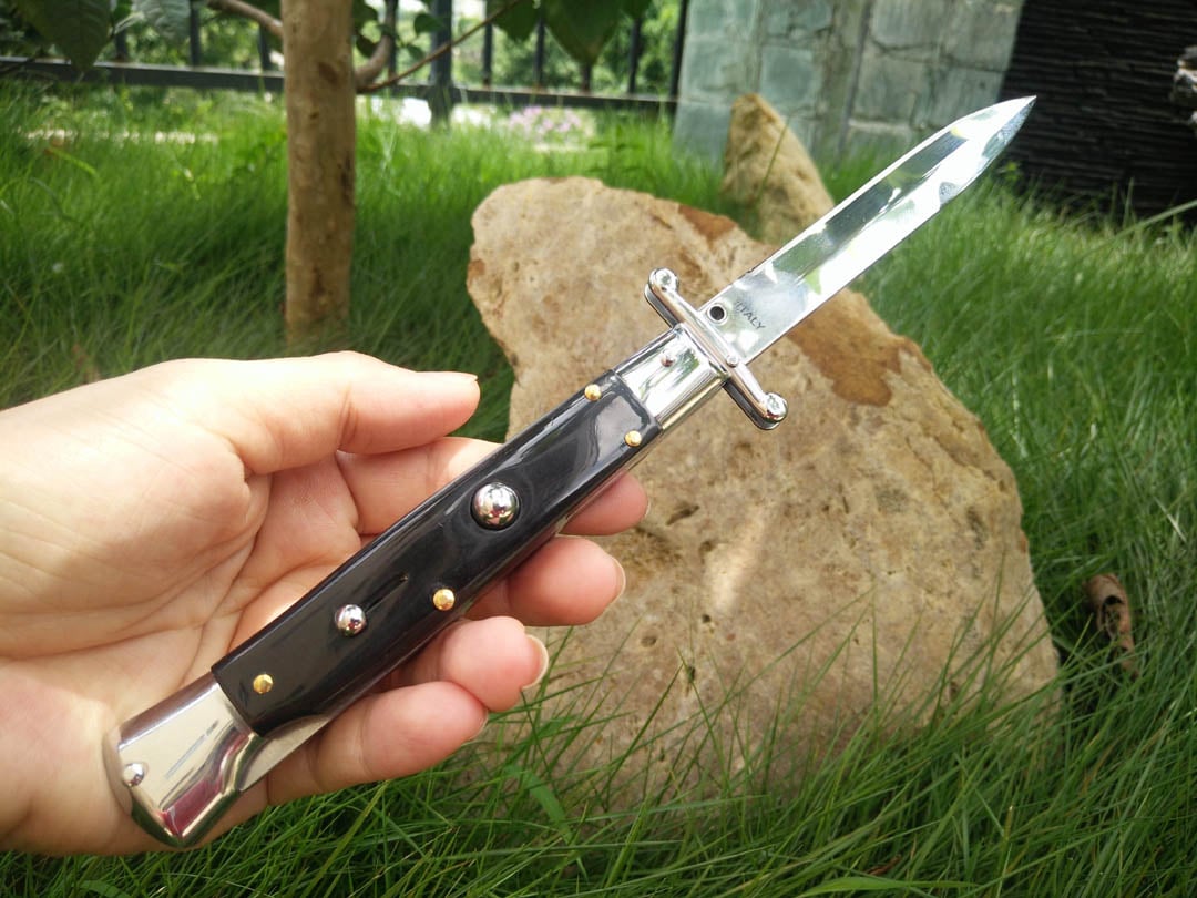 Pure Handmade Old School Italian Stiletto Pocket Knife - Buy 2 Free Shipping
