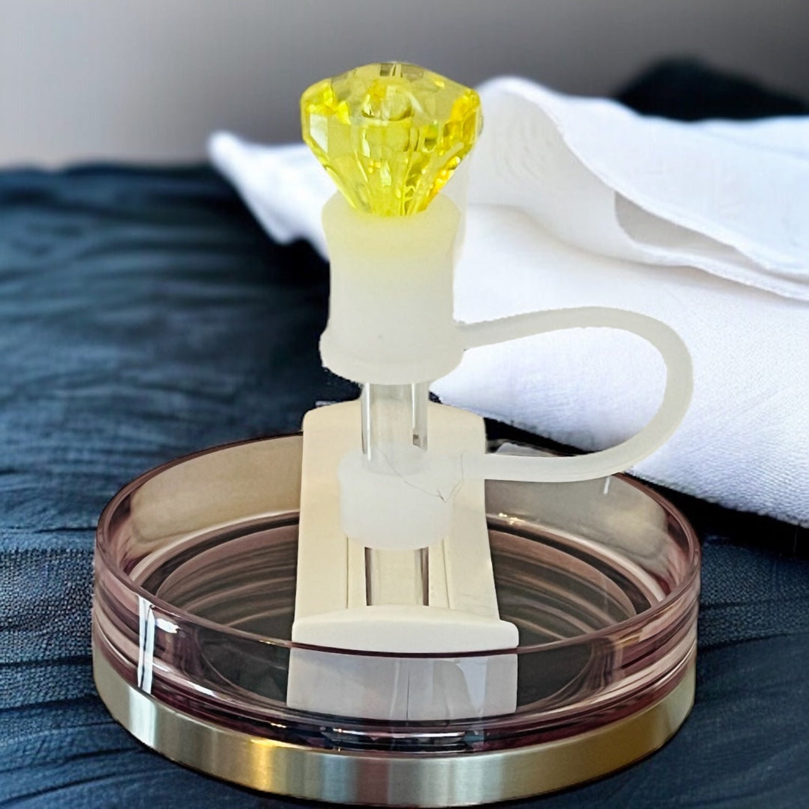 ✨💎Diamond Straw Silicone Cap