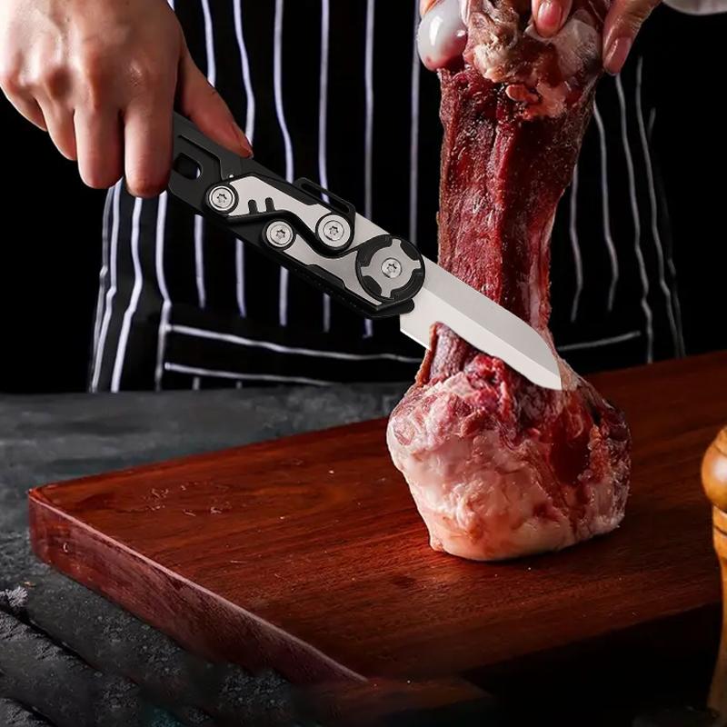 Stainless steel steak knife, kitchen knife, fruit knife, suitable for grilling, cutting meat