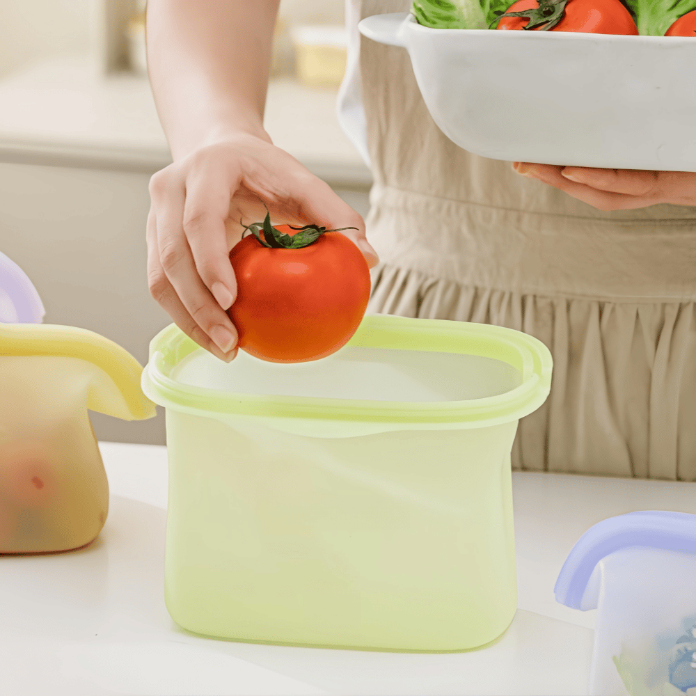 1000ml Standable Silicone Food Storage Bag