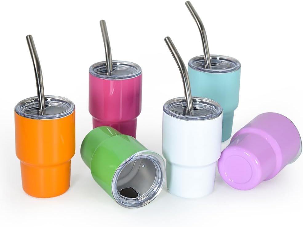 Tumblers Blank Stainless Steel Cute Shot Glasses Set