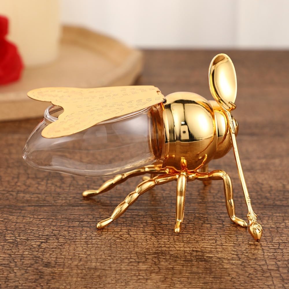 Decorative Bee-Shaped Honey Jar