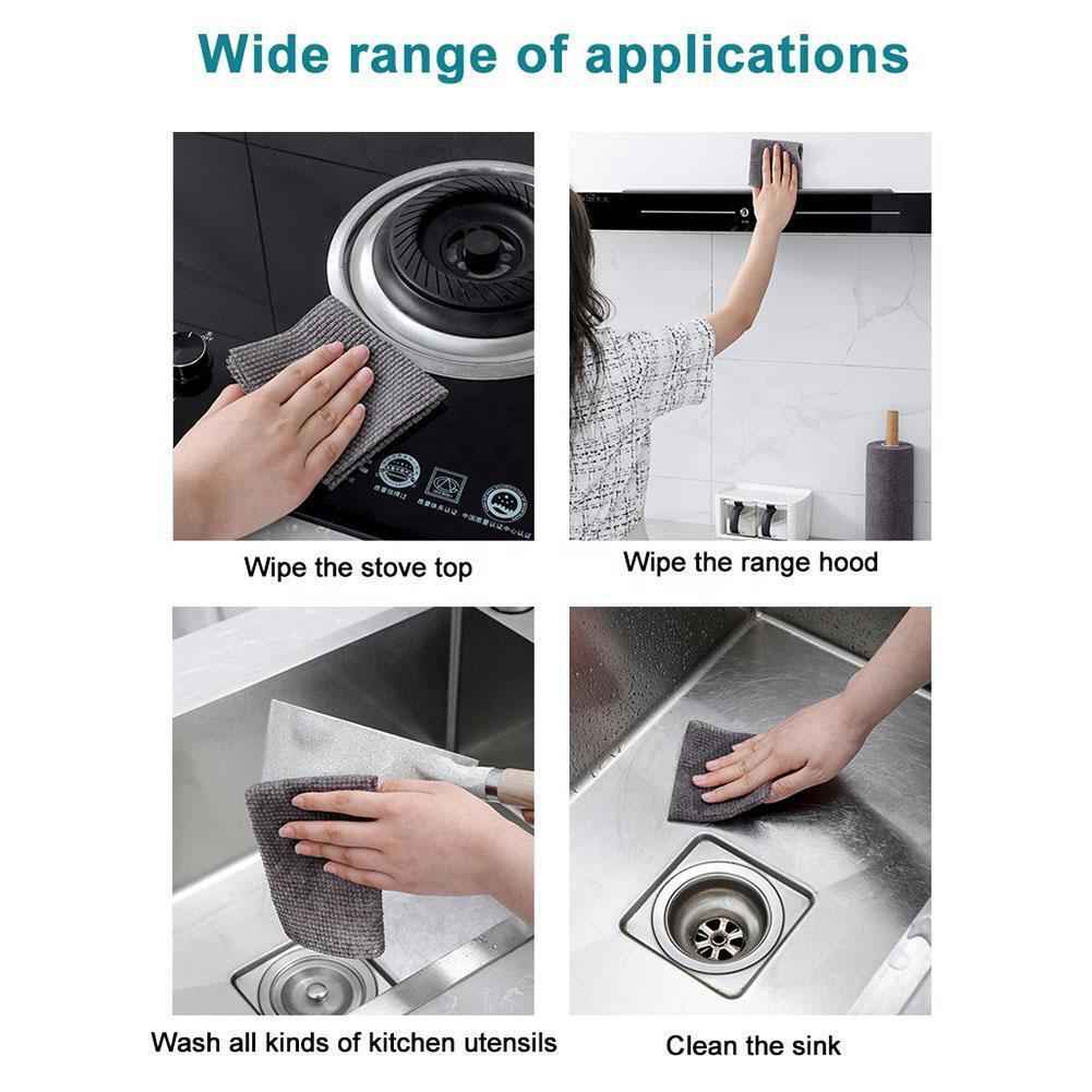 🔥🔥Hot Sales-47% OFF⚡Durable Kitchen Scrub Cloth