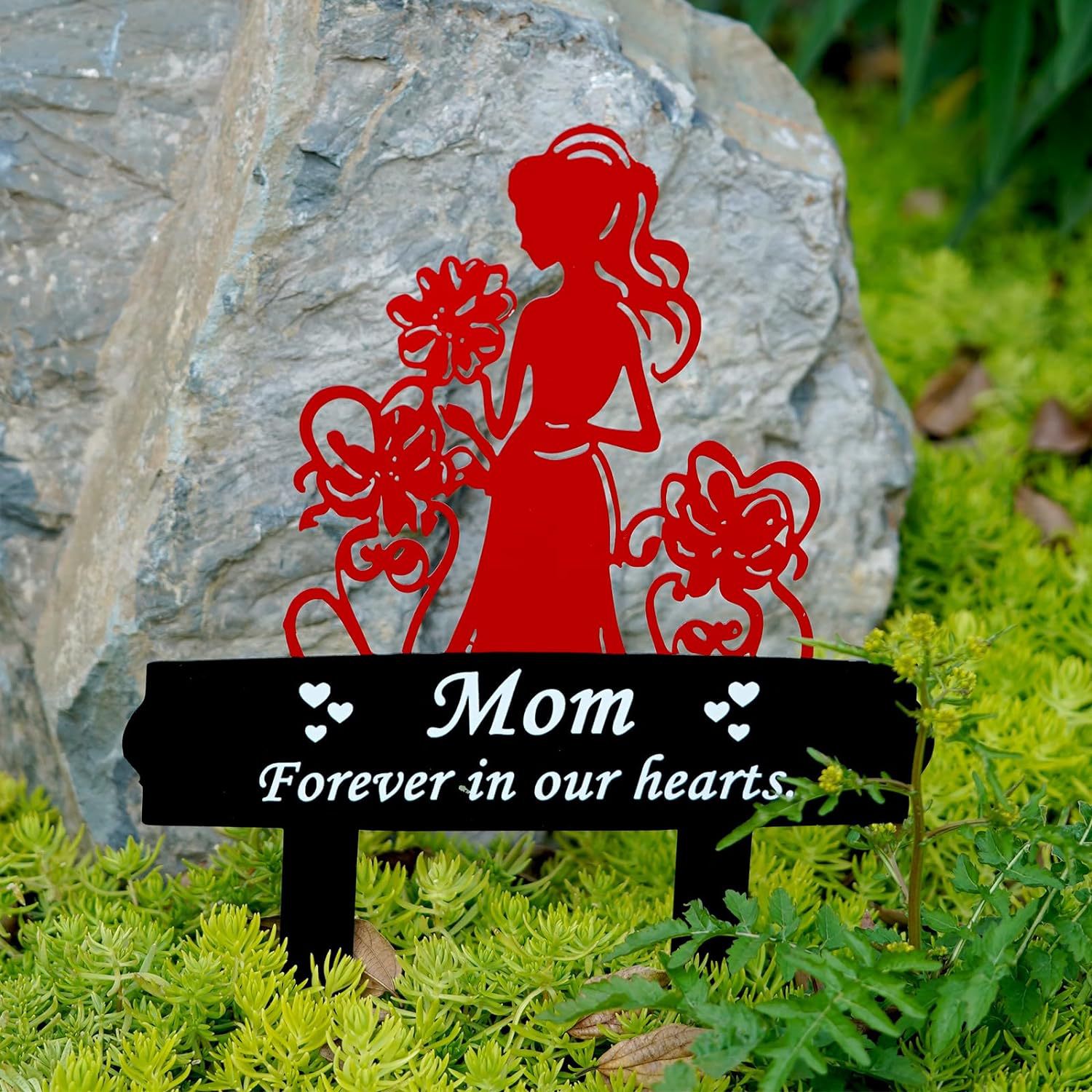 🐦Metal Cardinal Cemetery Memorial Stake