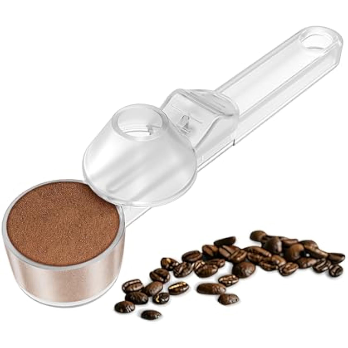 The "No-Mess" 2-in-1 Coffee Scoop & Funnel | Precise Measuring Spoon with Leveler