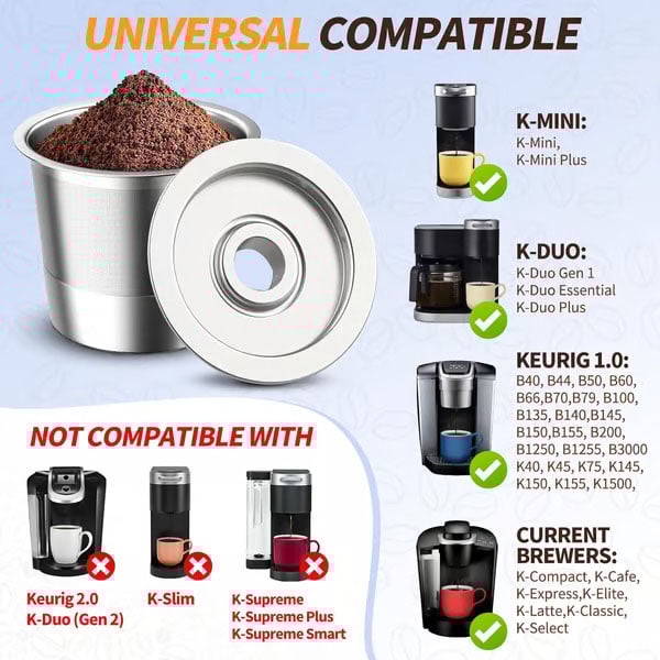 K Cup Reusable Coffee Pods for Keurig