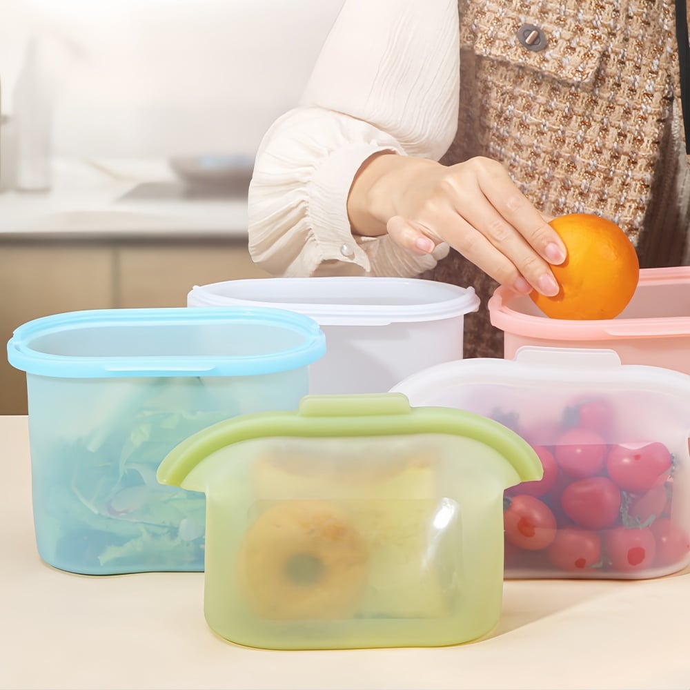 1000ml Standable Silicone Food Storage Bag