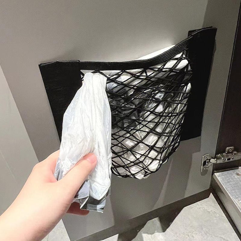 🌸Plastic Bag Storage Mesh Bag (With adhesive tape)