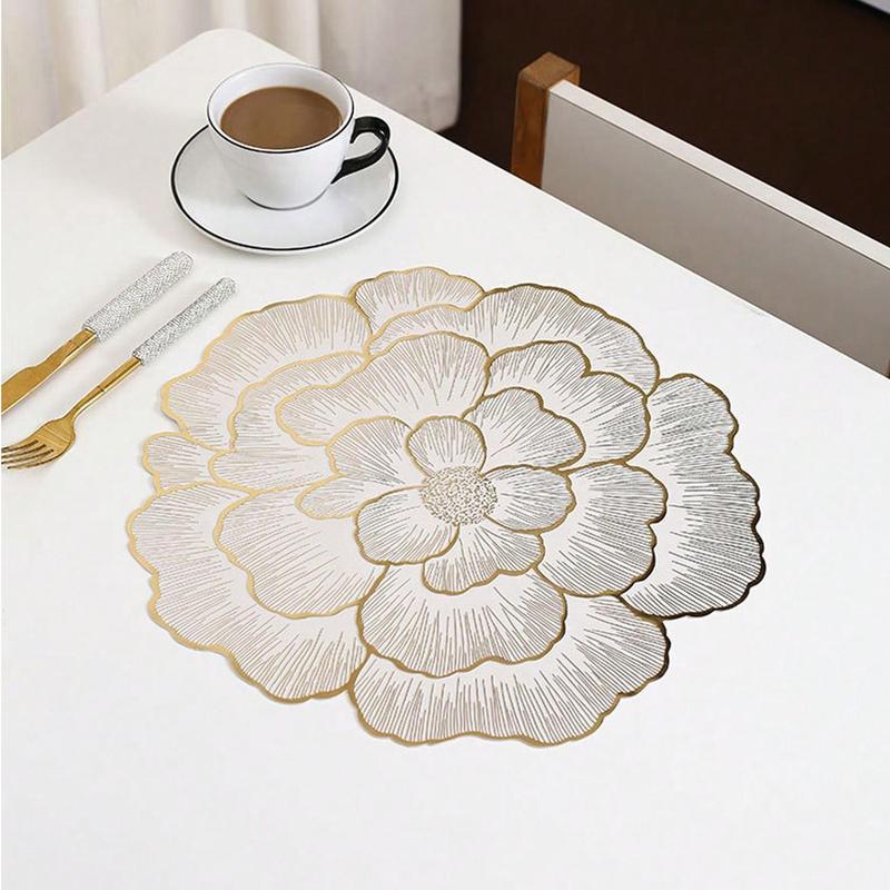 Floral Pattern Placemat, 6 Counts/set