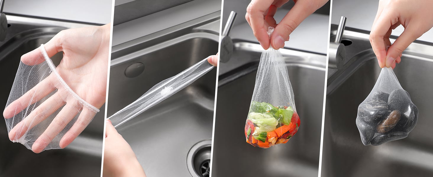 kitchen sink strainer mesh bag,drain liners,drain liner,disposable drain covers