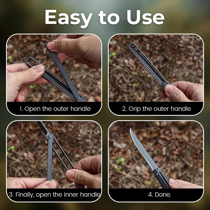 ✨HOT SALE 🔪Mechanical Folding Chef Knife