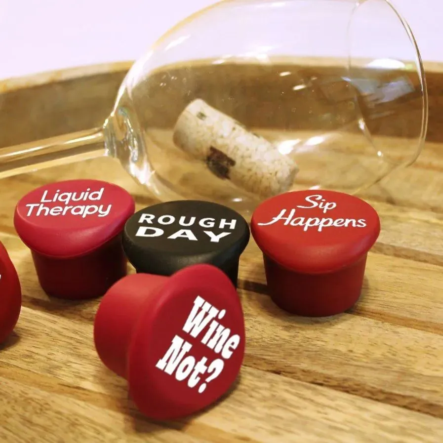 Funny Wine Stoppers(5pcs)