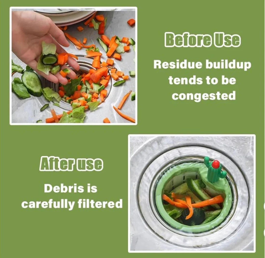 🔥LAST DAY 49% OFF-2024 New Upgraded Cactus Sink Strainer