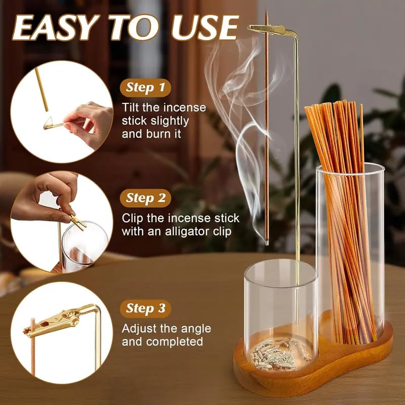 2 in 1 Incense & Candle Holder