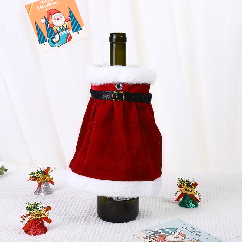 Christmas Decorative Santa Wine Bottle Cover