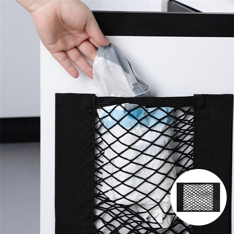 🌸Plastic Bag Storage Mesh Bag (With adhesive tape)