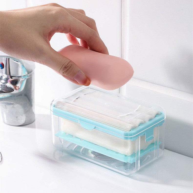 Roller Type Soap Dish Holder For Bathroo
