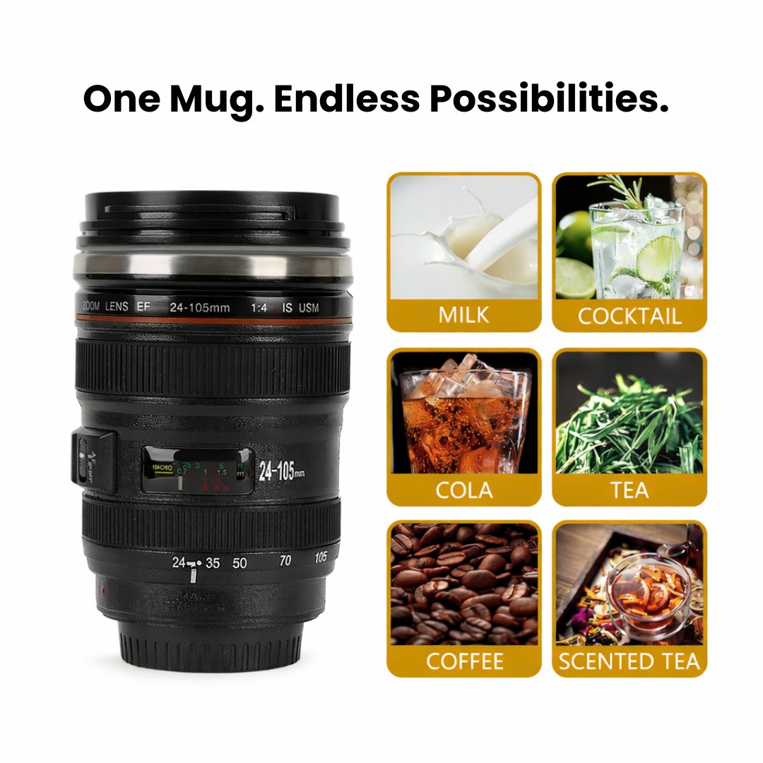 ✨2026 Spring special offer 49% off-📸 Camera Lens Coffee Mug