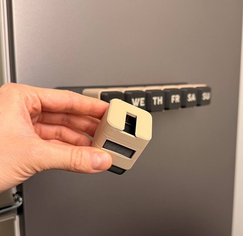 A sleek, fully 3D-printed dispenser designed Add a touch of color to your daily life