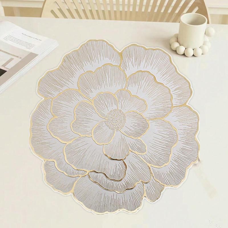 Floral Pattern Placemat, 6 Counts/set