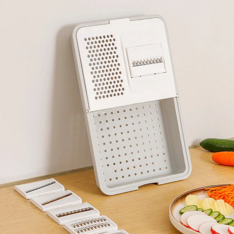 Multi-Functional Grater & Drainer Cutting Board