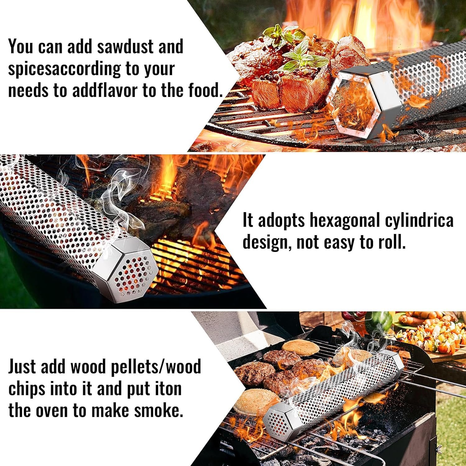 (🔥HOT SALE NOW 49% OFF) - 🔥12" Pellet Smoker Tube for All Grill or Smoker