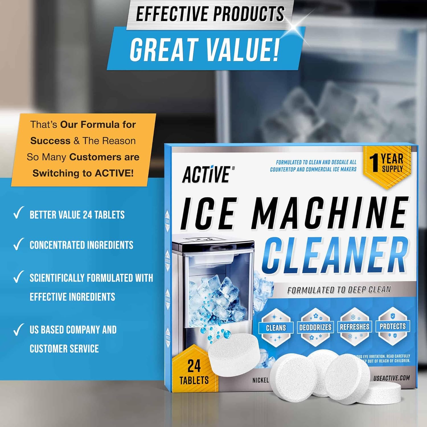 Ice Machine Cleaner Maker Descaler