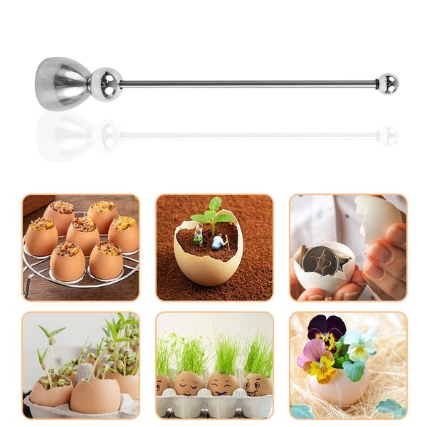 🔥Last Day Promotion - 49% OFF🎁Stainless Steel Egg Cracker Tool🍳🥚