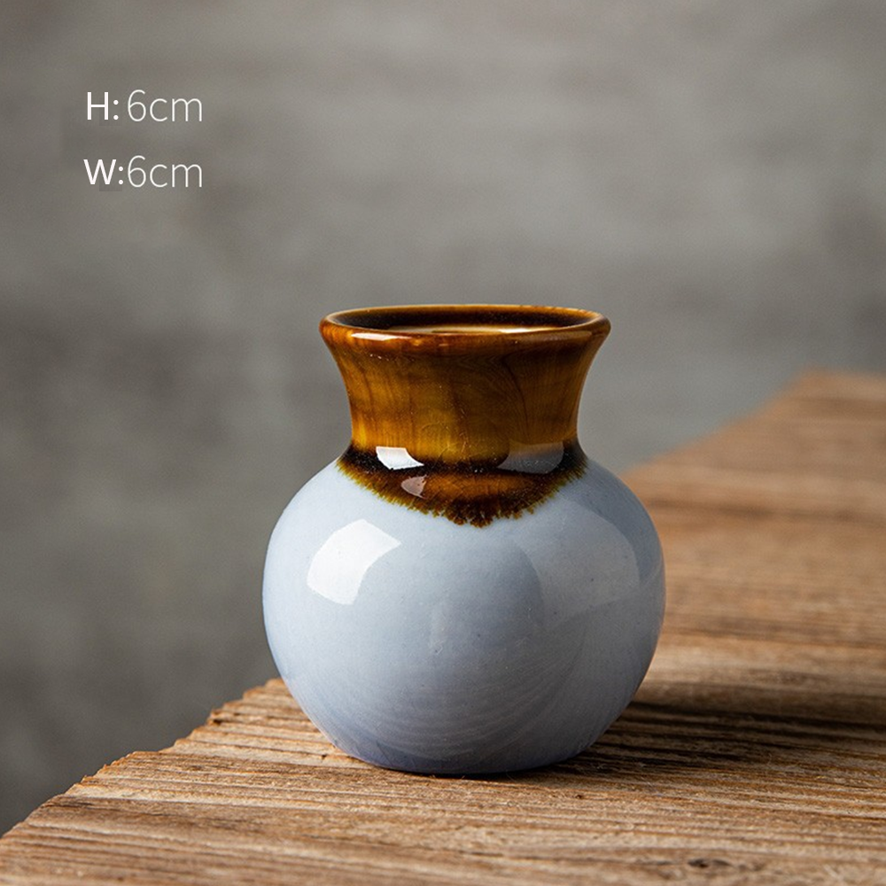 💐Handmade Desktop Art Tiny Vase Decor