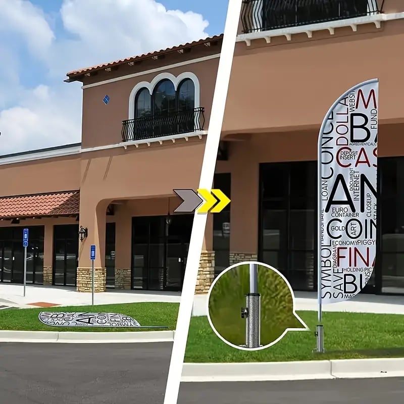 Heavy-Duty Adjustable Spiral Ground Anchor Umbrella Holder 