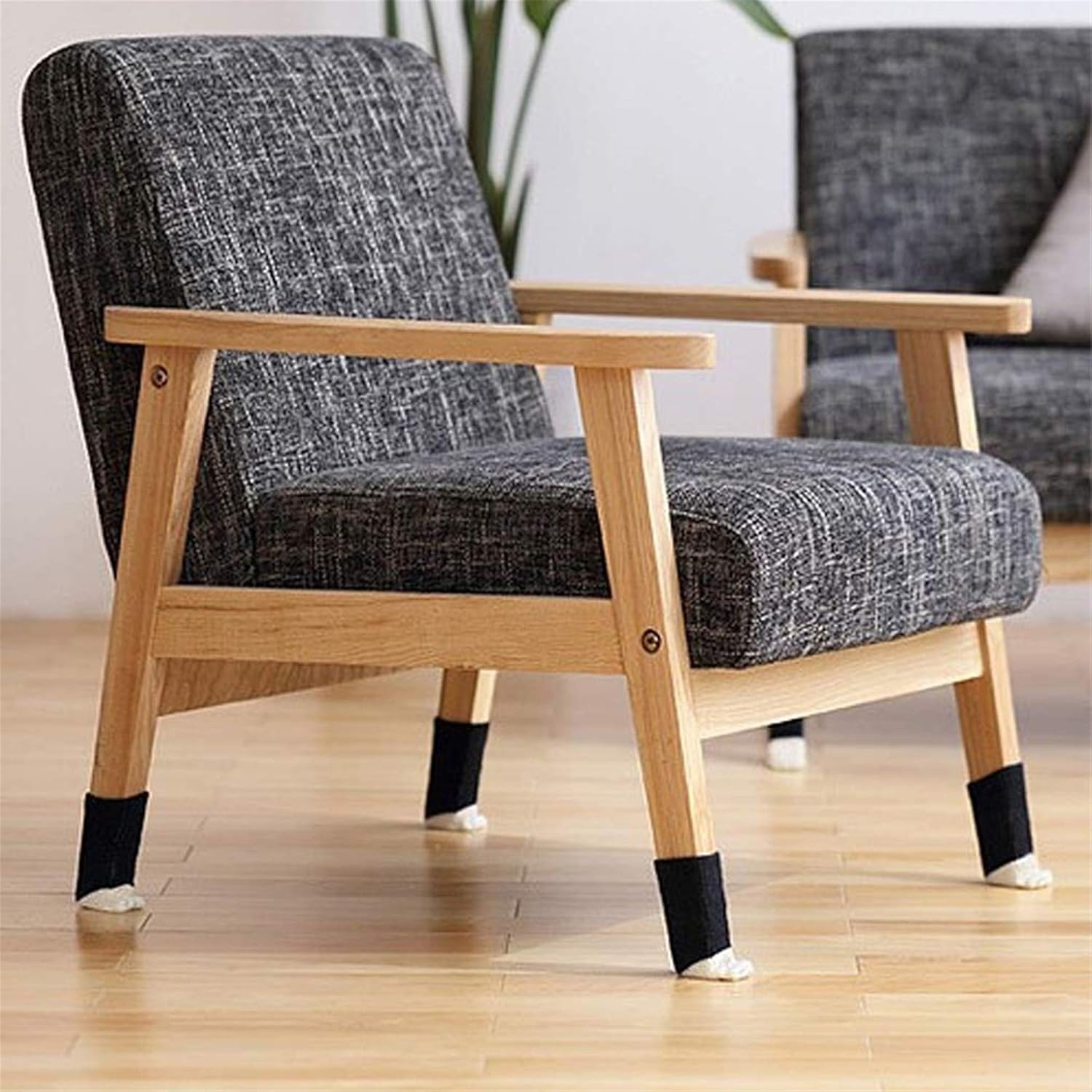  Chair Leg Socks Cat Paw Chair Leg Covers Elastic Furniture Feet Socks