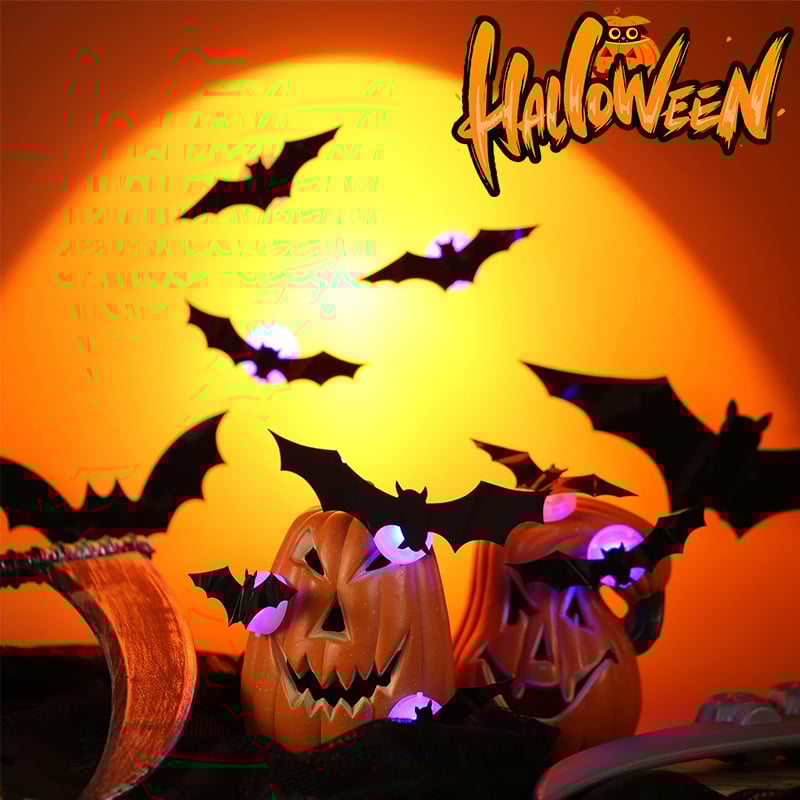Halloween 3D Lighted Bats
