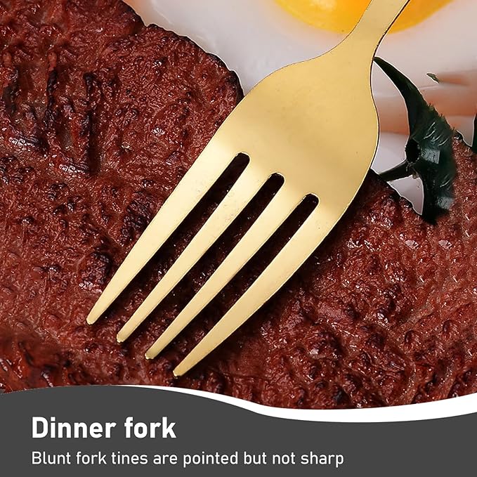 New 24-piece gift box marbled stainless steel tableware