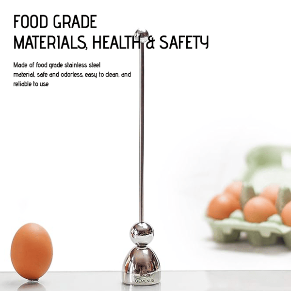 🔥Last Day Promotion - 49% OFF🎁Stainless Steel Egg Cracker Tool🍳🥚